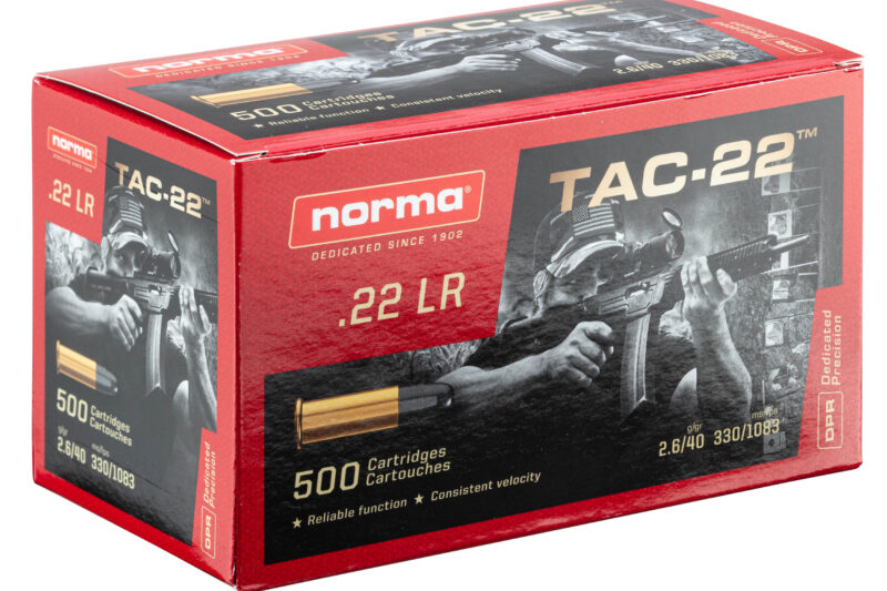 NORMA TAC-22 22LR AMMO 500RDS NORMA TAC-22 22LR AMMO 500RDS