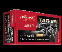 NORMA TAC-22 22LR 40GR LRN 1083FPS AMMO 50RDS