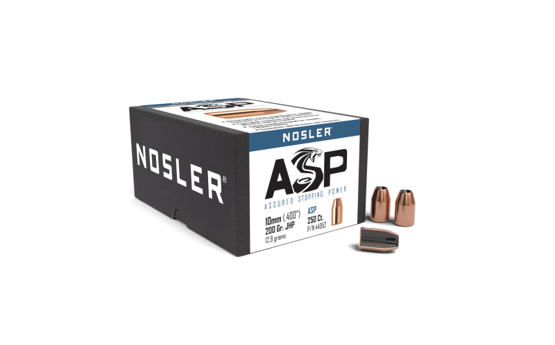 NOSLER 10MM (.400) 200GR JHP BULLETS 250CT NOSLER 10MM (.400") 200GR JHP BULLETS 250CT