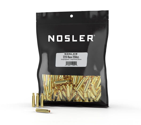 NOSLER 223 REMINGTON UNPRIMED BRASS 250CT