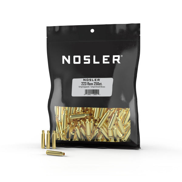 NOSLER 223 REMINGTON UNPRIMED BRASS 250CT