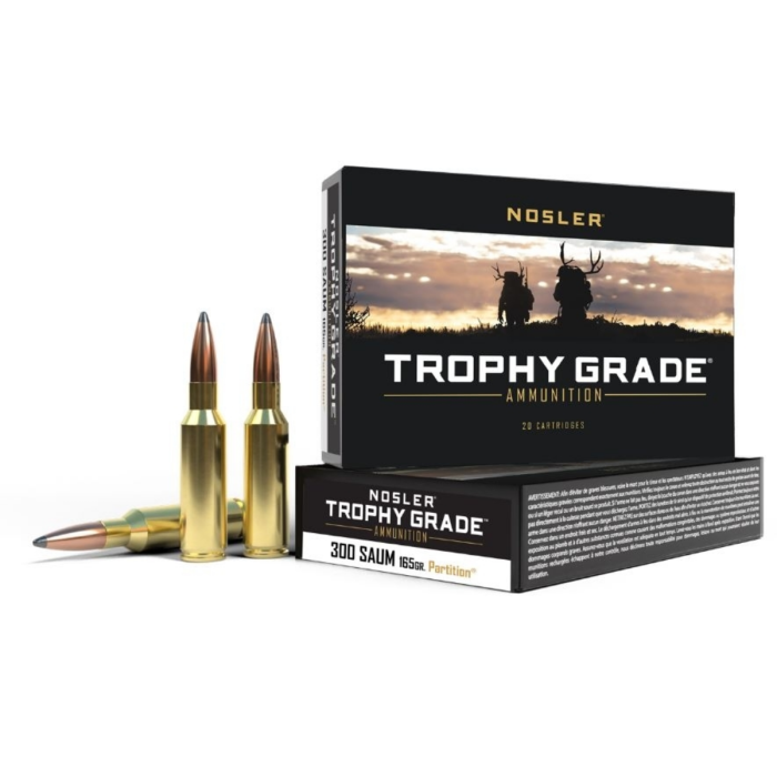 NOSLER 300 SAUM 165GR PARTITION AMMO 2ORDS