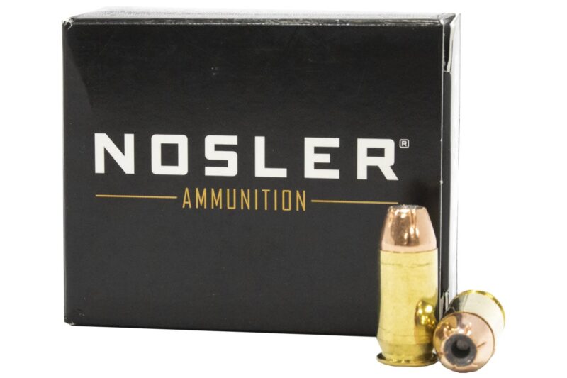 NOSLER 45 ACP 185GR JHP MATCH AMMO 50CT NOSLER 45 ACP 185GR JHP MATCH AMMO 50CT