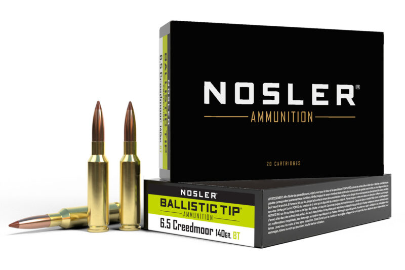 NOSLER 6.5 CREEDMOOR 140GR BT AMMO 20RDS