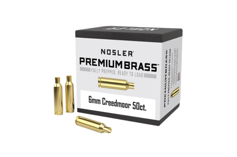 NOSLER 6.5 CREEDMOOR UNPRIMED BRASS 100CT