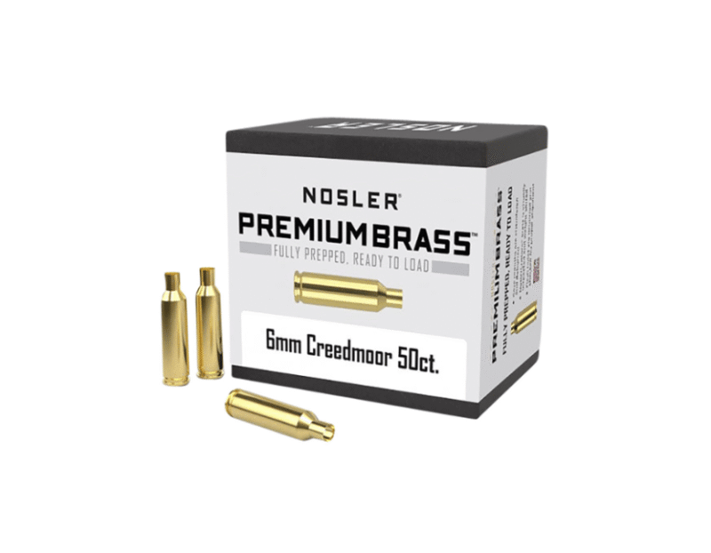 NOSLER 6.5 CREEDMOOR UNPRIMED BRASS 100CT
