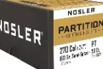 NOSLER PARTITION 270CAL SSP 160GR BULLETS 50CT