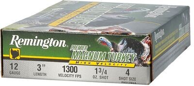 REMINGTON 12GA 3" 2OZ #4 TURKEY LOADS