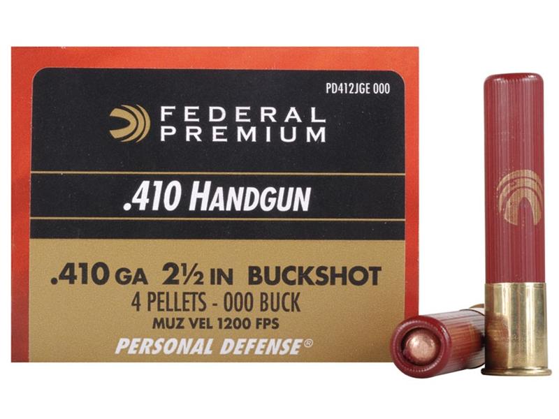 FEDERAL 410GA 2.5" 850 FPS 000-4PELLET AMMO 20CT