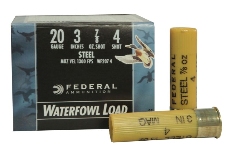 FEDERAL 20GA 3" 7/8OZ #4 FS STEEL AMMO 25CT