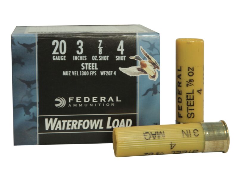 FEDERAL 20GA 3" 7/8OZ #4 FS STEEL AMMO 25CT