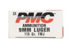 PMC 9MM LUGER 115GR FMJ AMMO CASE