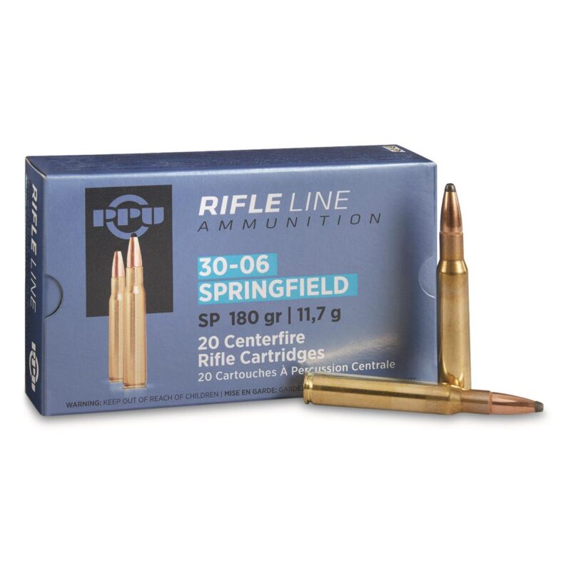 PPU 30-06 SP 180GR SP AMMO 20RDS