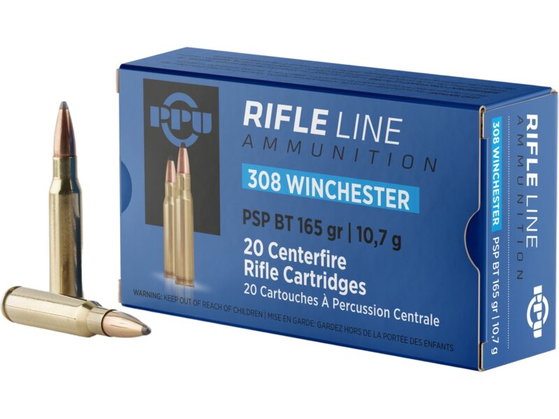 PPU 308 WIN 165GR PSP AMMO 20RDS