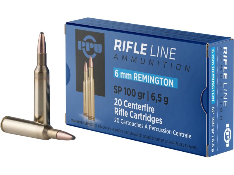 PPU 6MM REMINGTON 100GR SP