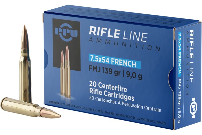 PPU 7.5X54 FRENCH 128GR SP AMMO 20RDS