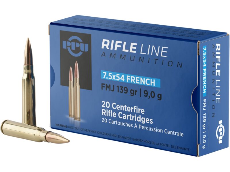 PPU 7.5X54 FRENCH 128GR SP AMMO 20RDS