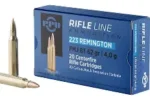 PPU 223 REM 62GR FMJBT AMMO 20RDS