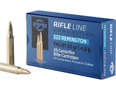 PPU_223_REM_62GR_FMJBT_AMMO_20RDS PPU 223 REM 62GR FMJBT AMMO 20RDS