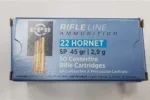 PPU 22 HORNET UNPRIMED BRASS 50CT