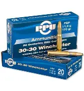 PPU 30-30 WINCHESTER 170gr FSP AMMO 20RDS