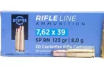 PPU 7.62X39 123gr Sp Rn