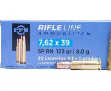 PPU 7.62X39 123gr Sp Rn