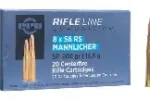 PPU 8X56 MANNLICHER SP 208gr