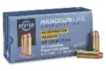 PPU HANDGUN 44 REM MAG JHP 240GR AMMO 50CT