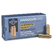 PPU HANDGUN 44 REM MAG JHP 240GR AMMO 50CT