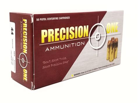 PRECISION ONE 44 MAG 200GR SP AMMO