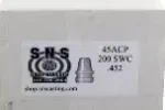 PRECISION CAST BULLETS 45CAL SWC 500CT