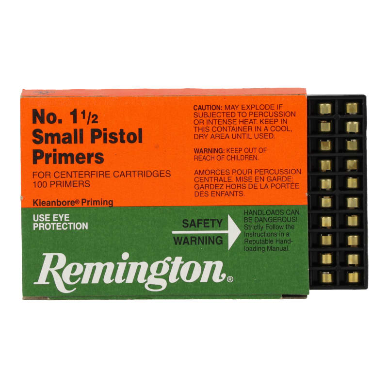 REM PRIMER 1-1/2 SM PISTOL-100ct