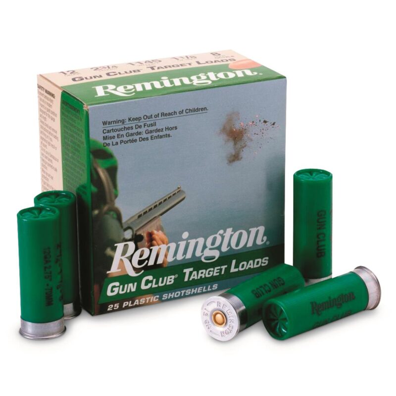 REMINGTON 12GA GUN CLUB 2-3/4" 1OZ 1145FPS #8