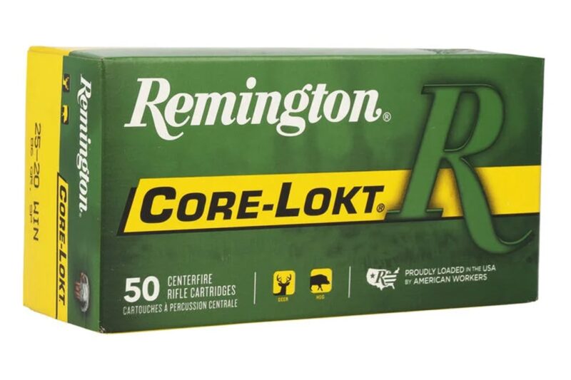 REMINGTON 25-20 WIN 86GR COR-LOKT PSP 50RD