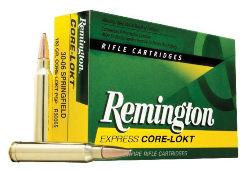 REMINGTON 30-06 SPRINGFIELD 180GR CORE-LOKTSP