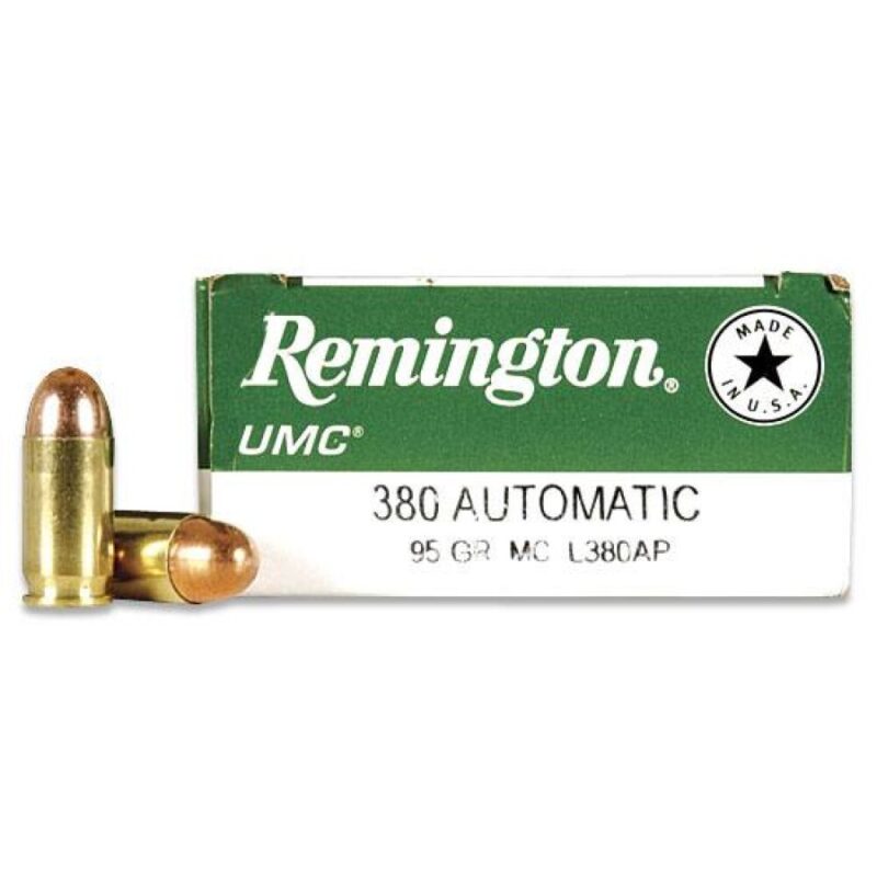 REMINGTON 380 AUTO 95GR AMMO 50RDS