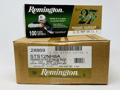 REMINGTON STS 12GA 1-1/8OZ 1235FPS #7.5 AMMO 250RDS