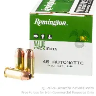 REMINGTON 45 AUTO 230GR JHP AMMO 100CT