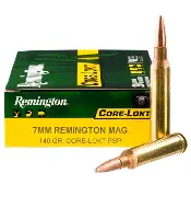 REMINGTON 7MM REM MAG 140GR CORE LOKT PSP AMMO 20CT