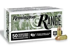 REMINGTON 9MM 124GR FMJ RANGE AMMO 50RDS