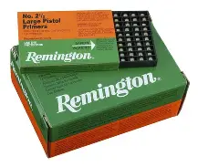 REMINGTON NO. 2-1/2 LARGE PISTOL PRIMERS 100CT