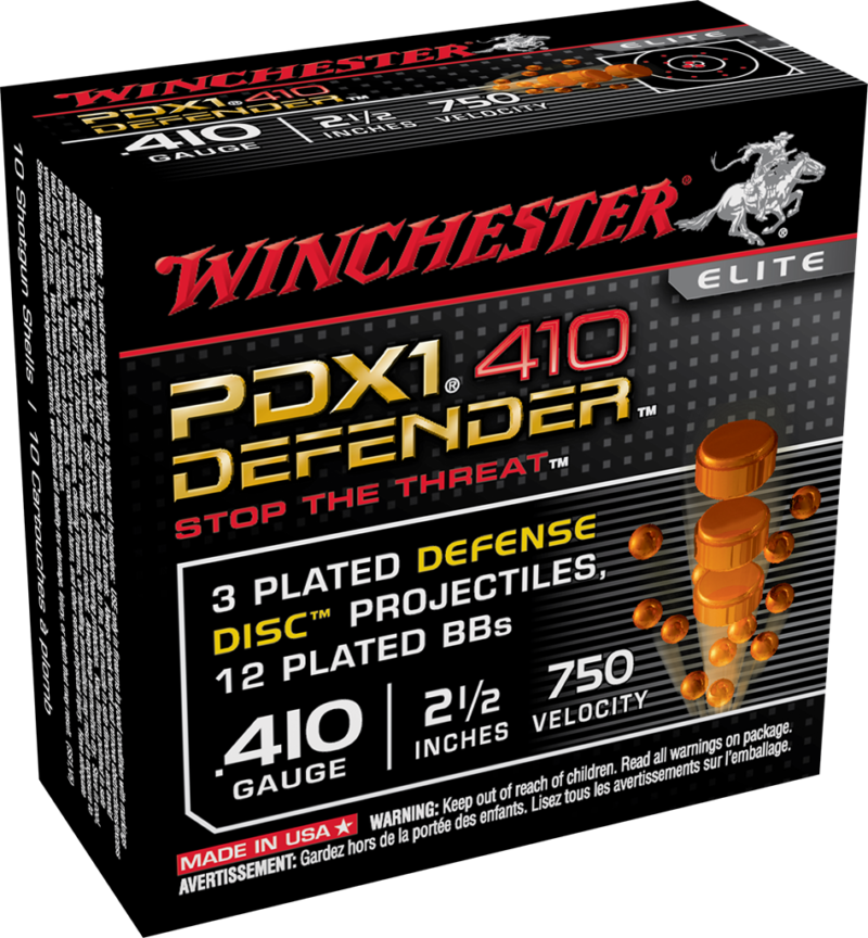 WINCHESTER DEFENDER .410 BORE 2 1/2" 750 FPS 5CT