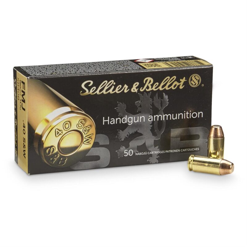 S&B 40 S&W 180gr FMJ AMMO 50CT