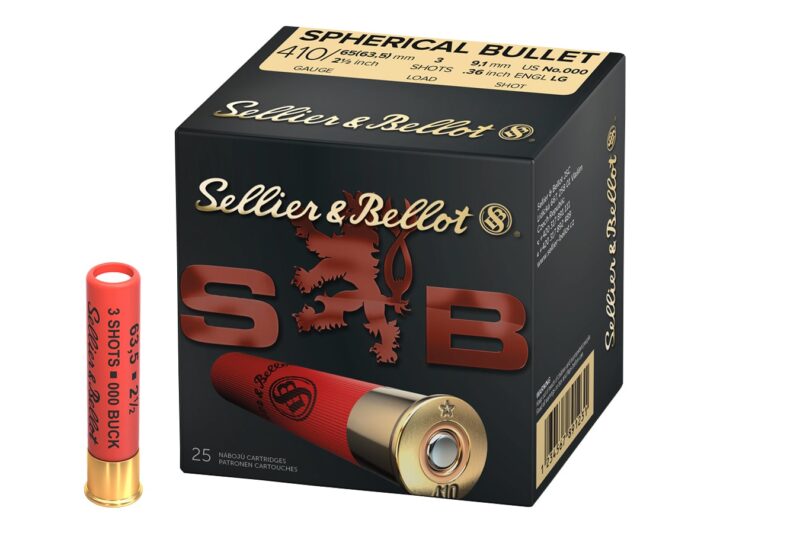 SELLIER BELLOT 410 2.5" #000 3-BALLS BUCKSHOT 25RDS