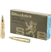 S&B 300 BLACKOUT 200GR FMJ AMMO 20RDS