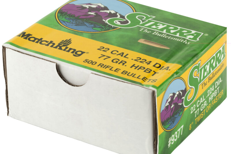 SIERRA 22CAL 77GR HPBT BULLETS 500CT