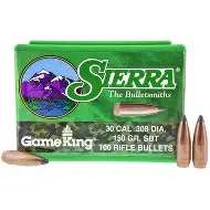 SIERRA_30CAL_150GR_SBT_GAMEKING SIERRA 30CAL 150GR SBT GAMEKING