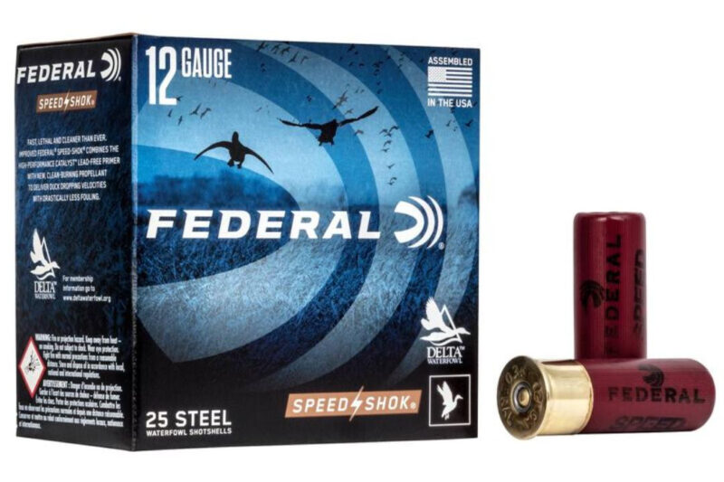 FEDERAL SPEED SHOK STEEL 12GA 2.75" 1-1/8OZ #BB AMMO 25RDS