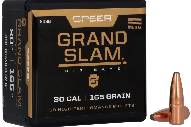 SPEER GRAND SLAM 308 165GR RIFLE BULLETS